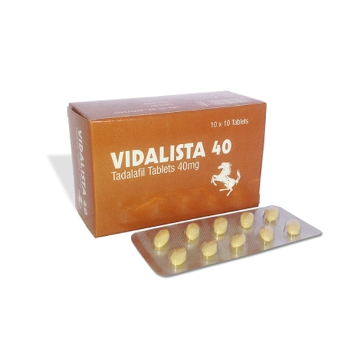 告別壓力與ED：Vidalista 40 犀利士學名藥 40mg 10顆